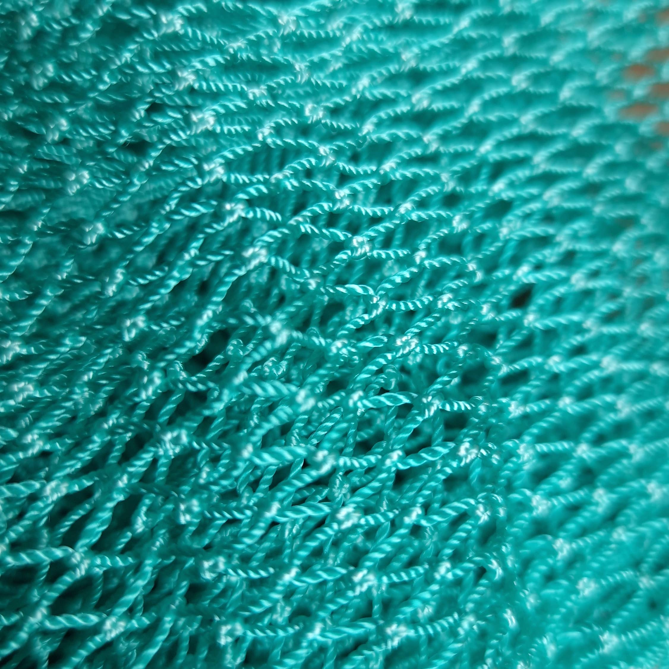 5 Pieces - African net sponge / African exfoliating net / Sapo sponge - Turquoise