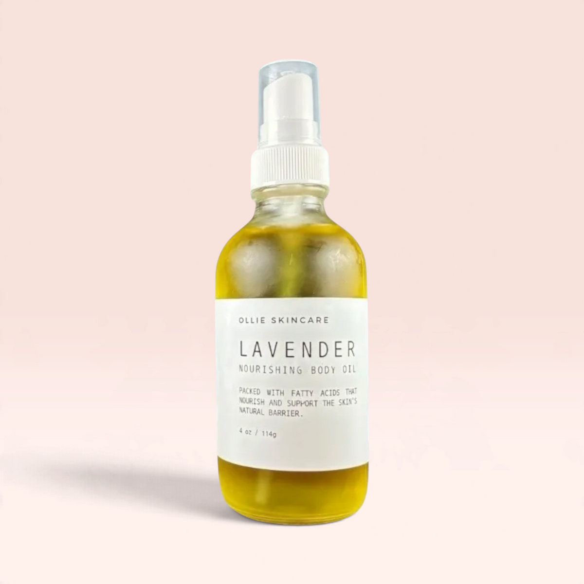 Ollie Skincare Makeup Remover bottle, an oil-based cleanser that dissolves makeup and nourishes skin.