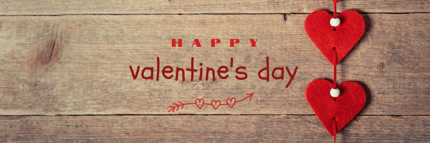 Happy valentine's day greeting with red hearts on a wooden background, perfect for your Valentine's gift ideas.