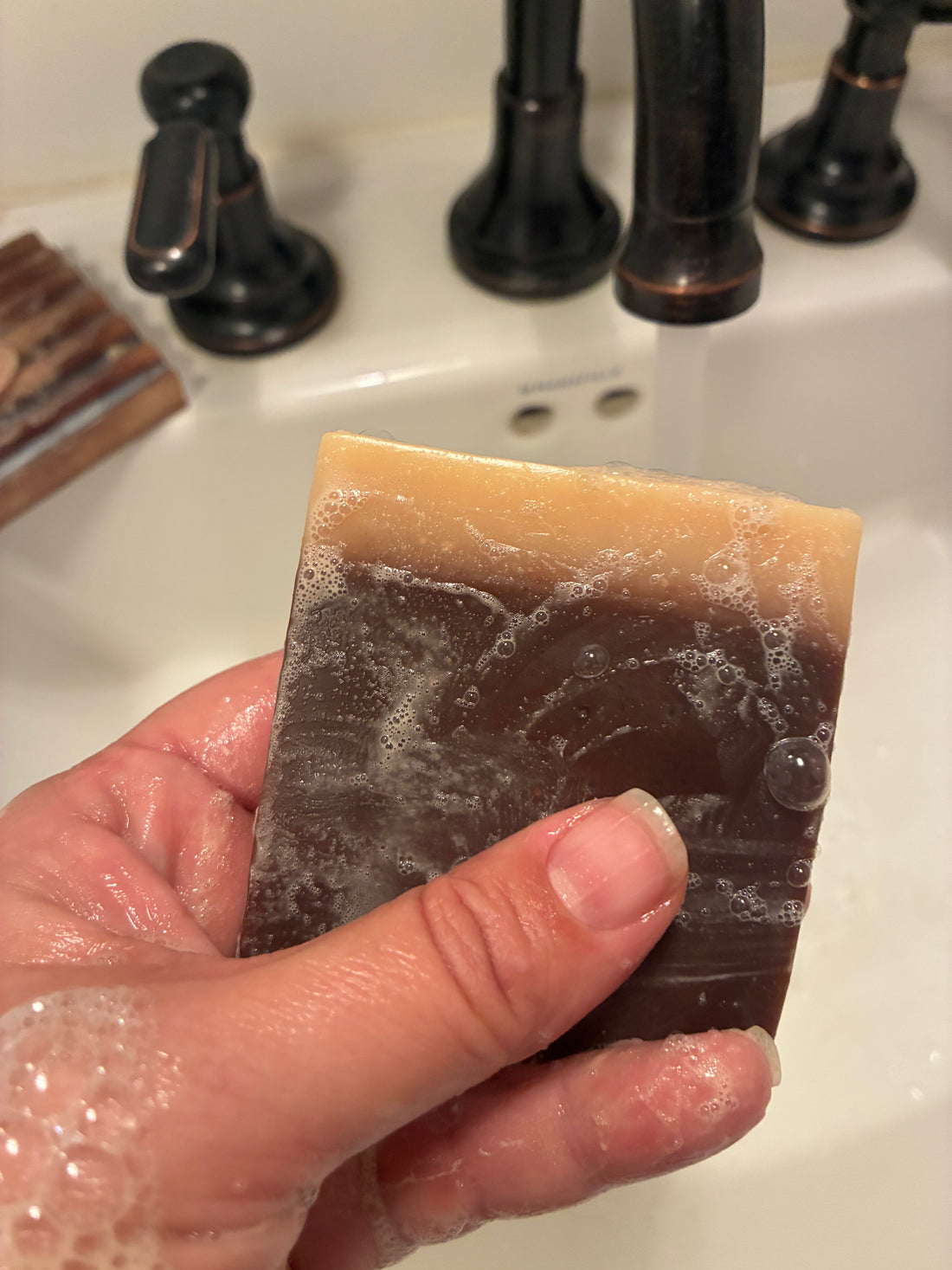 Bar Soap with Bubbles