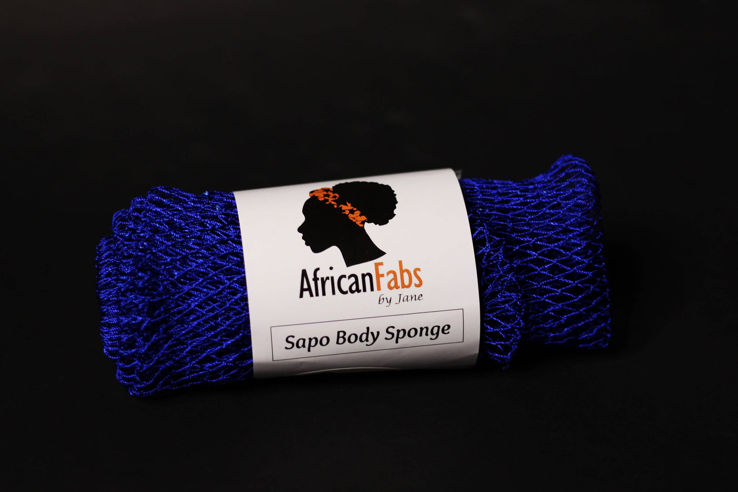 5 Pieces - African net sponge / African exfoliating net / Sapo sponge - Blue