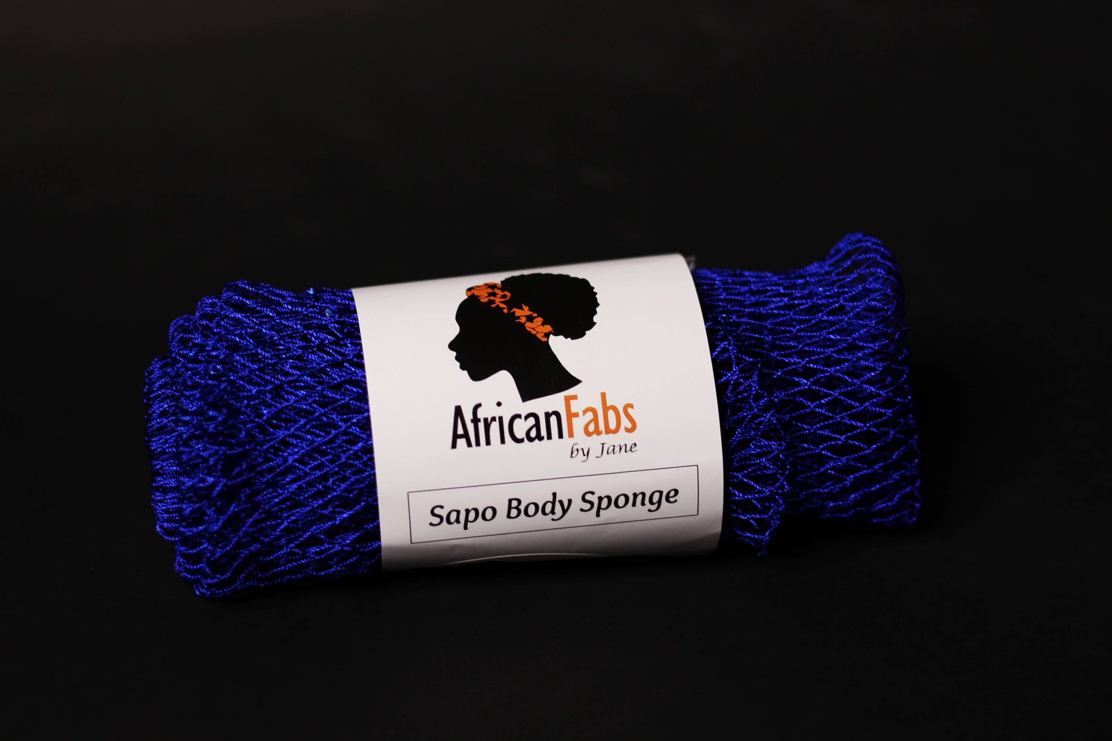5 Pieces - African net sponge / African exfoliating net / Sapo sponge - Blue