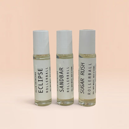 Ollie Skincare Fragrance Rollerball, a portable roll-on fragrance oil.