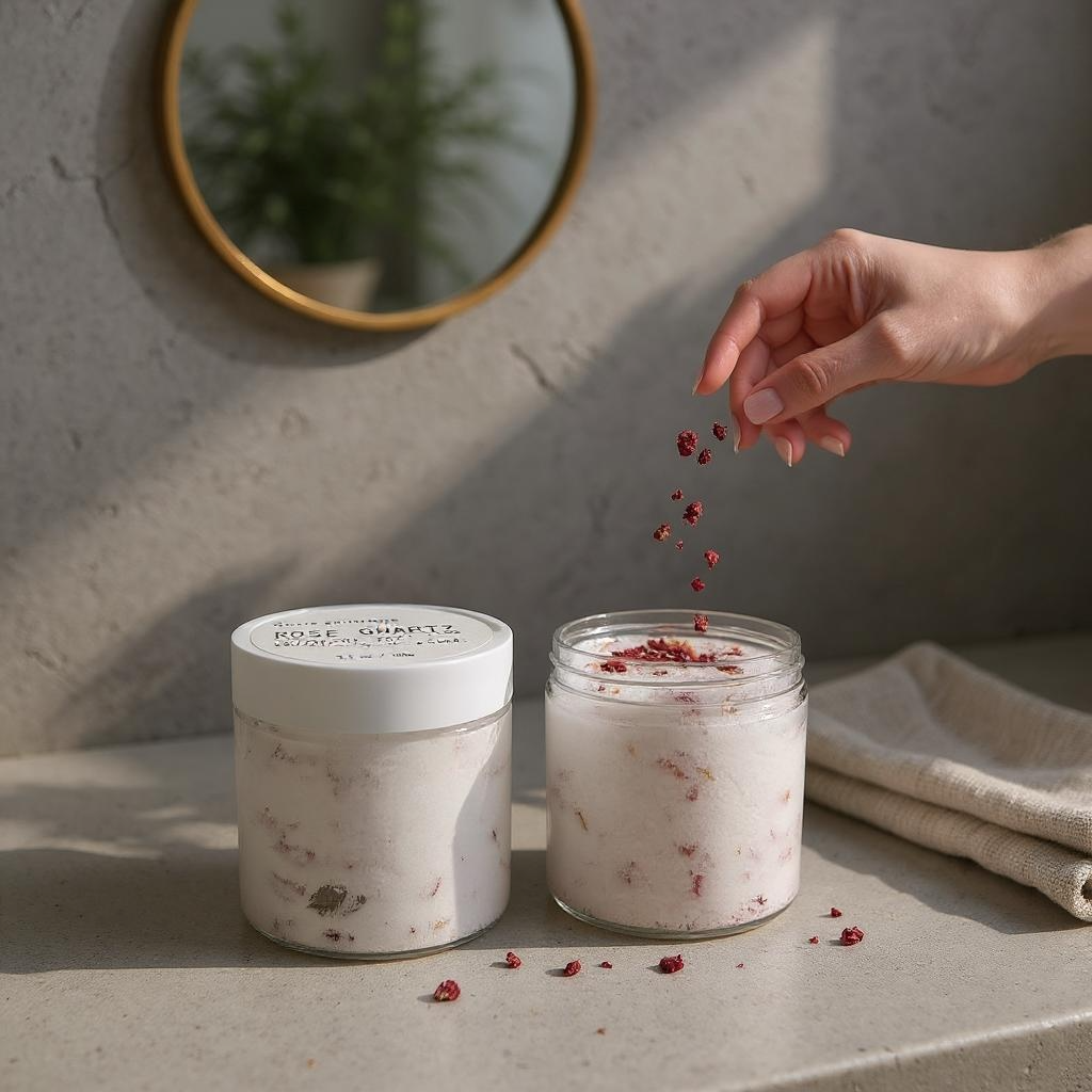 Botanical Foot Soaks in Bathroom