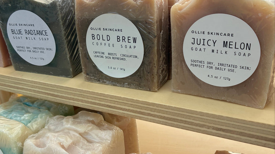 Ollie Skincare handmade goat milk soap