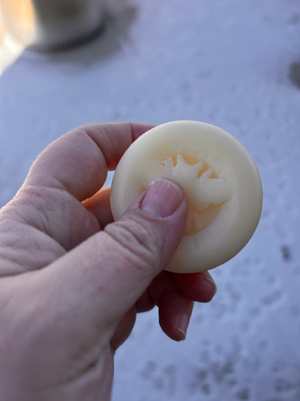 Lotion Bar in Hand