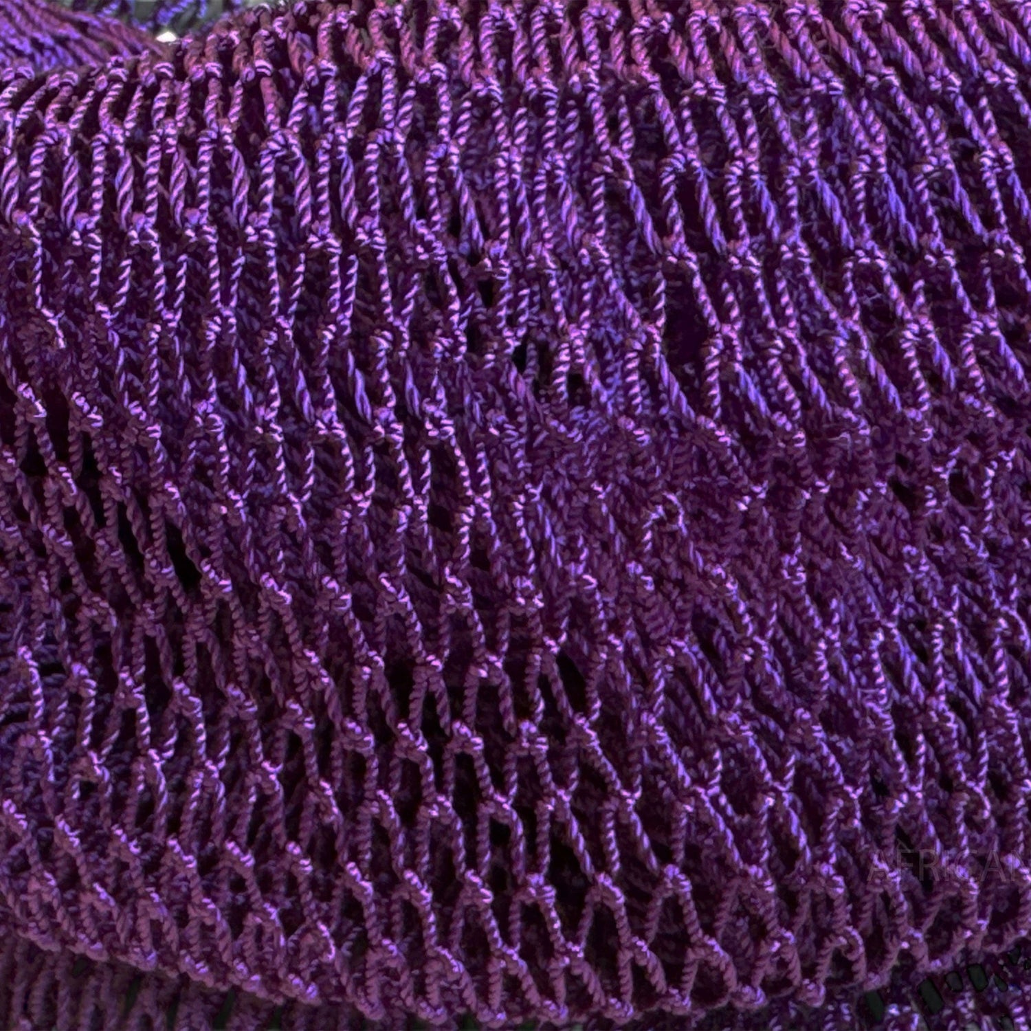 5 Pieces - African net sponge / African exfoliating net / Sapo sponge - Purple