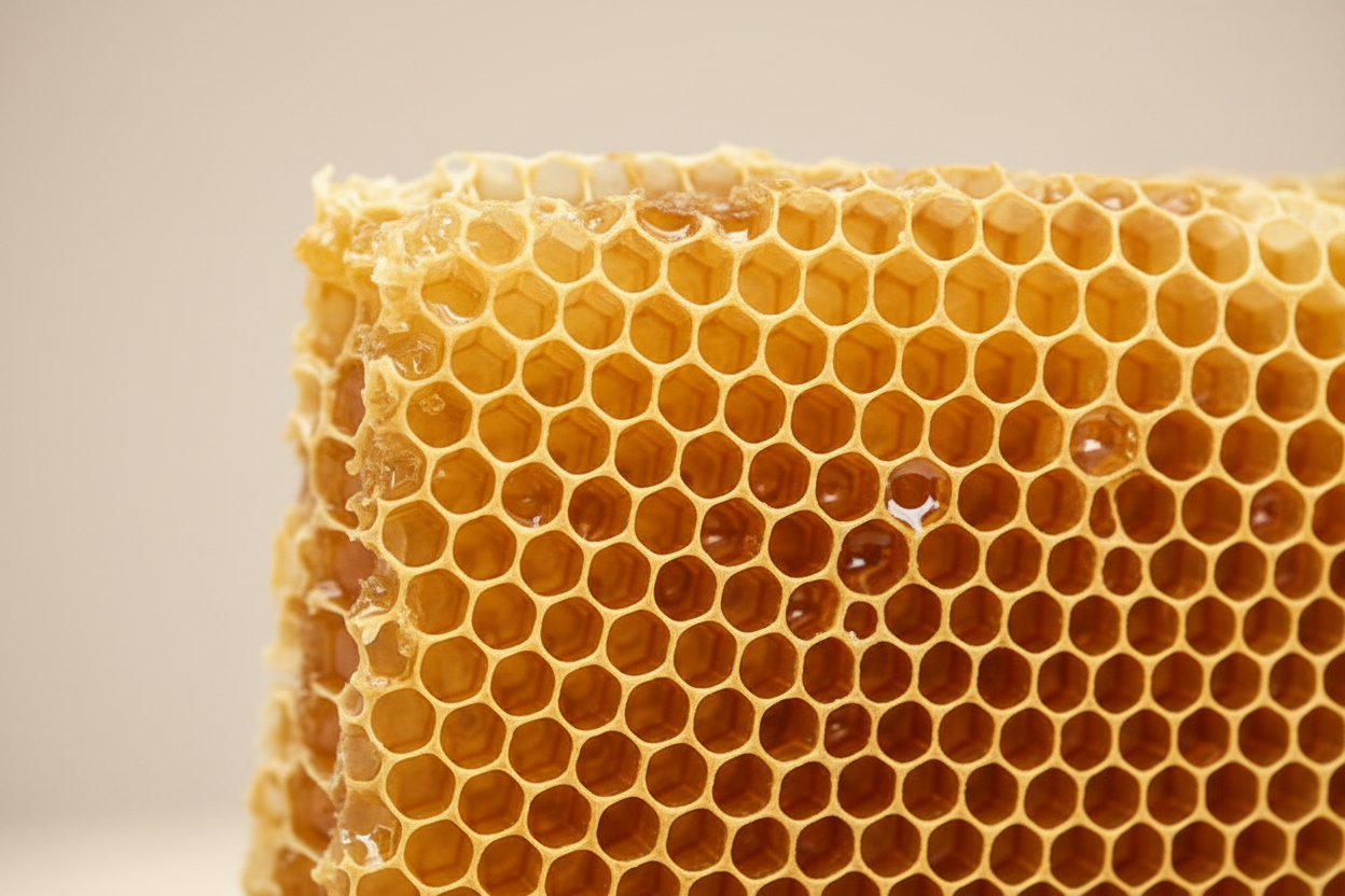 beeswax in comb