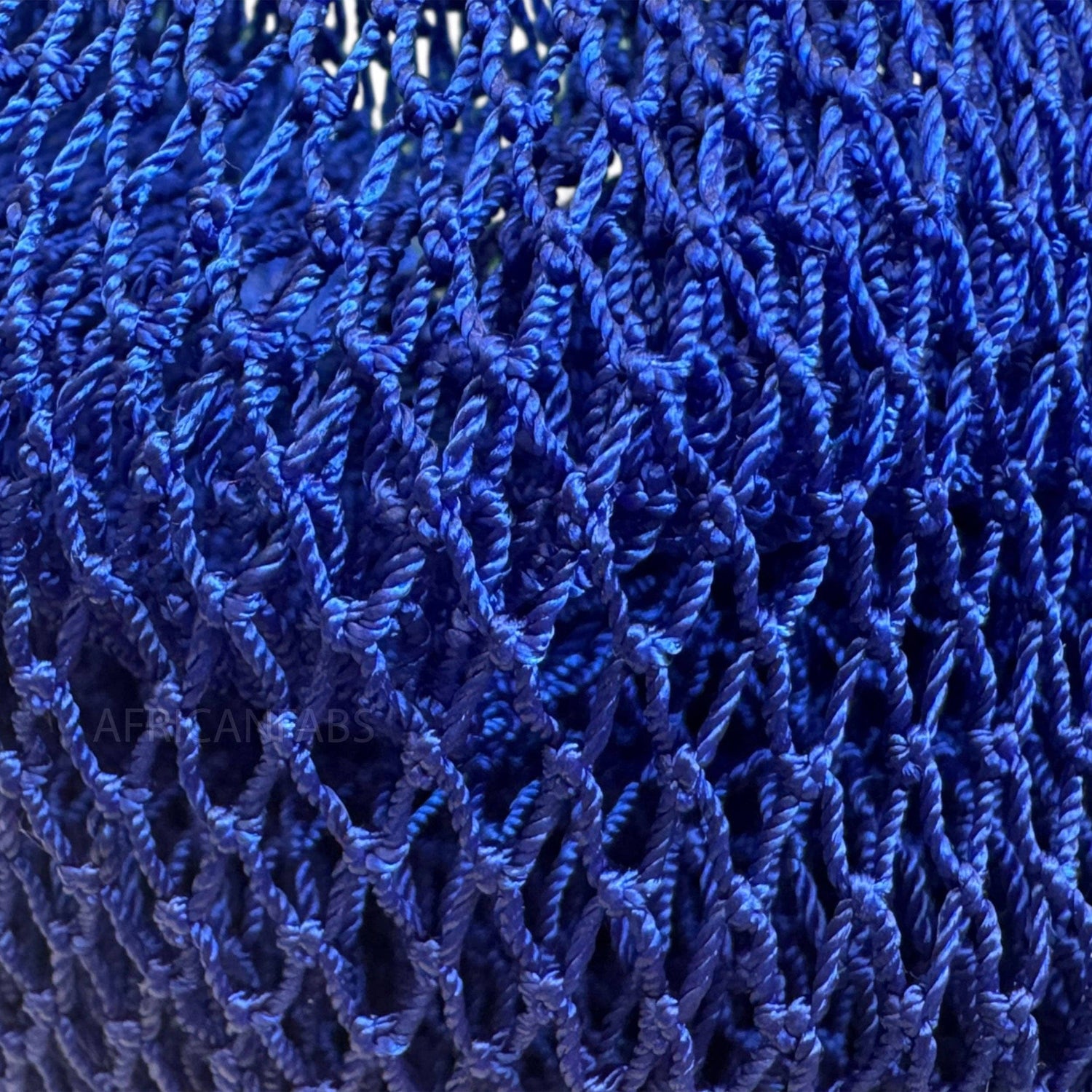 5 Pieces - African net sponge / African exfoliating net / Sapo sponge - Blue