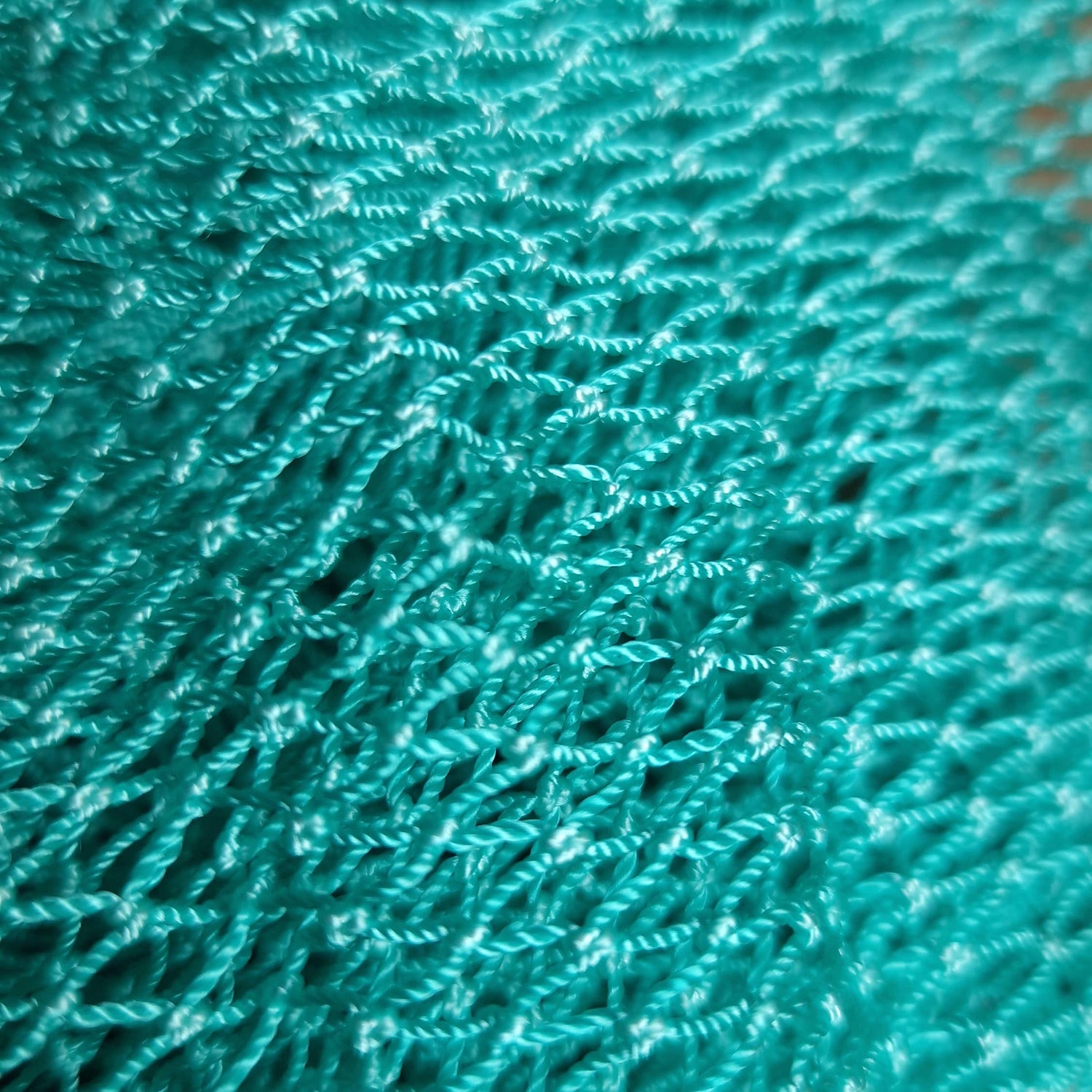 5 Pieces - African net sponge / African exfoliating net / Sapo sponge - Turquoise