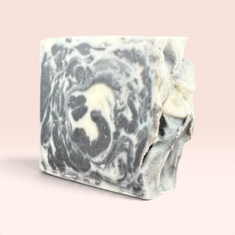 Charcoal Facial Soap bar, handcrafted to draw out impurities and refresh oily or combination skin.