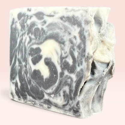 Charcoal Facial Soap bar, handcrafted to draw out impurities and refresh oily or combination skin.