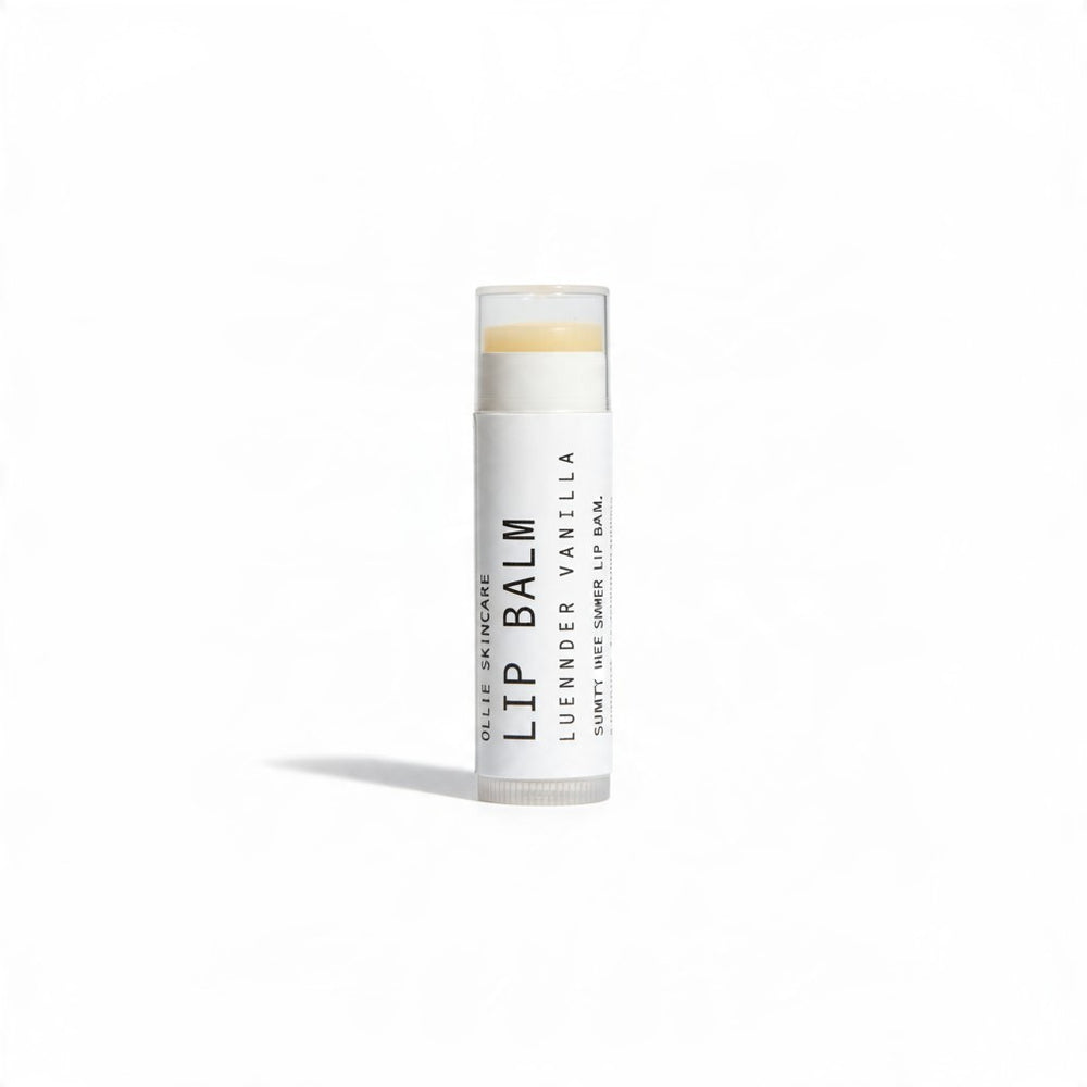 Ollie Skincare Lip Balm tube, a nourishing balm for soft, hydrated lips.