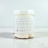 Whipped Tallow skincare product in a jar, enriched with grass-fed tallow and natural oils for deep hydration.